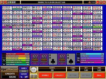 100 Play Bonus Poker