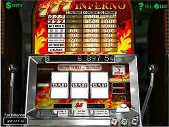 Triple 7 Inferno Video Slot
