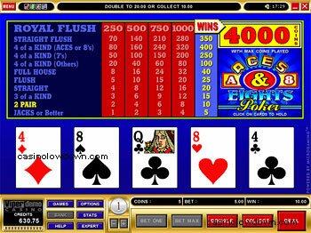 Aces & Eights Video Poker 2