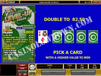 Aces and Faces Level-Up Poker Double Screen