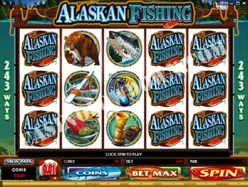 Alaskan Fishing Main Screen