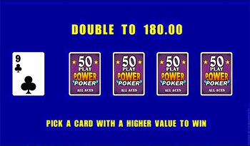All Aces 50 Play Power Poker - Gamble