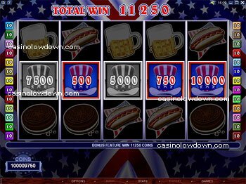 Bars and Stripes Bonus Feature