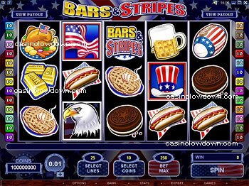 Bars and Stripes Main Screen