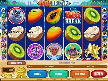 Big Break Main Screen