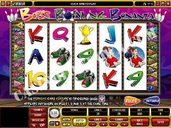 Bob's Bowling Bonanza Main Screen