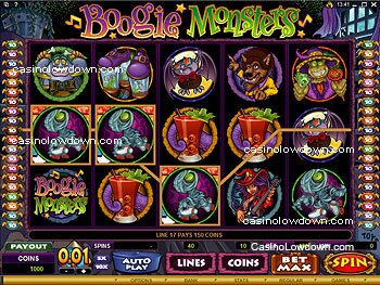 Boogie Monsters Main Screen