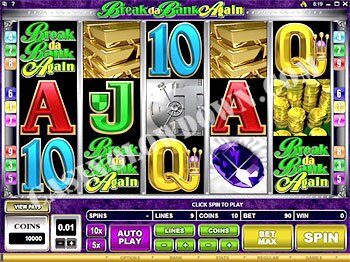 Break da Bank Again Main Screen