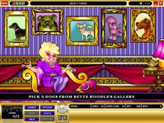 Bette Boodles Bonus Screen