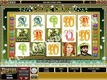 Celtic Crown Free Spins Feature