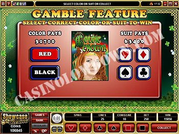 Celtic Crown Gamble Feature