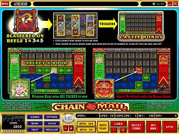 Bonus Rules Screen