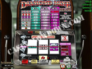Diamond Mine Deluxe Video Slot