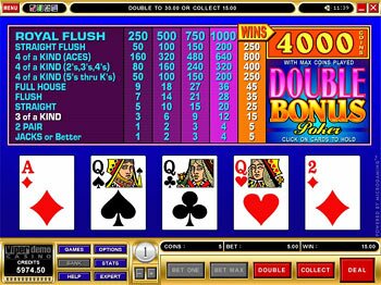 Double Bonus VideoPoker 2