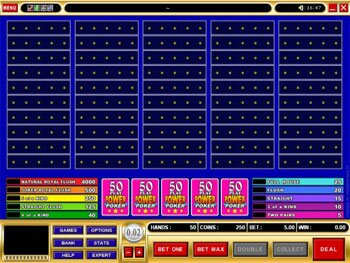Double Joker 50 Play Power Poker