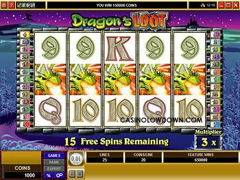 Dragon's Loot Free Spins