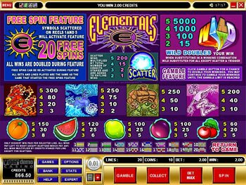 Payout Screen