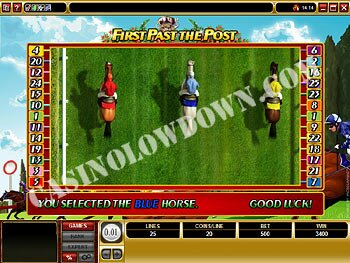 First Past the Post Feature Screen