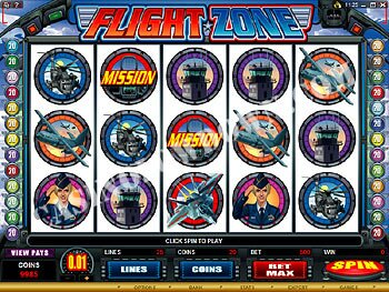 Flight Zone Main Screen
