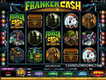 Franken Cash Main Screen