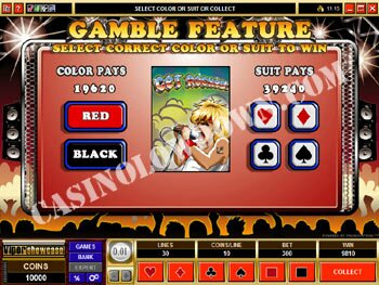 Get Rocked! Gamble Screen