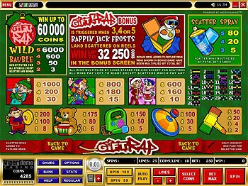 Paytable Screen