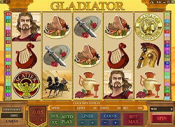 Gladiator Main Screen