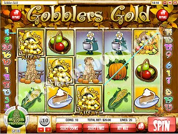Gobblers Gold Win Screen