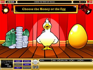 Money of the Egg Bonus Screen