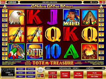 Golden Goose Totem Treasure MainScreen
