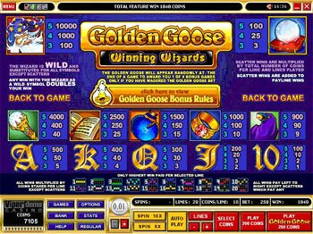 Winning Wizards First PayoutScreen
