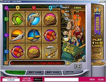Gold Rally Progressive Slot