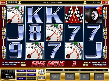 Free Spins Activation Screen