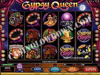 Gypsy Queen Main Screen