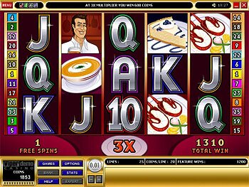 Free Spins Screen