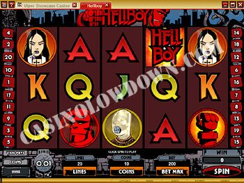 Hellboy Main Screen