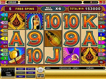 Isis VideoSlot Free Spins