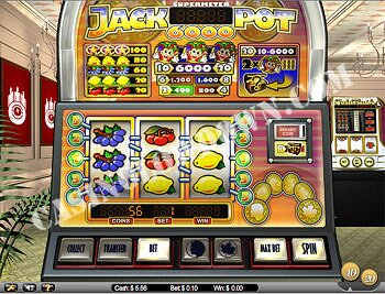 Jackpot6000 Main Screen