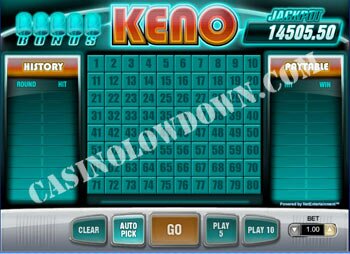 Jackpot Keno