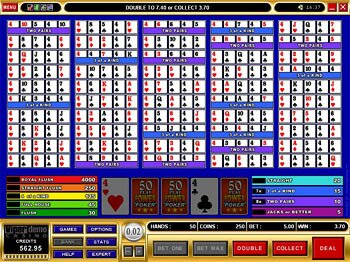 Jacks or Better 50 Play PowerPoker 2