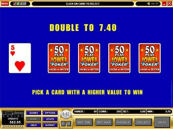 Jacks or Better 50 Play PowerPoker 3
