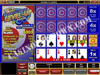 Jacks or Better Level Up Poker Free Ride