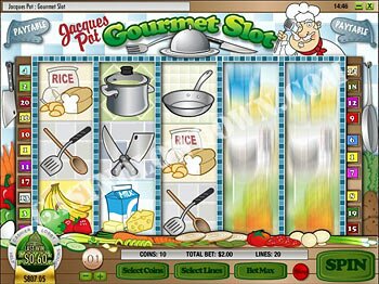 Jacques Pot Main Screen