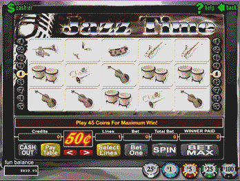 Jazz Time Video Slot