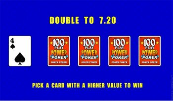 Joker Poker 100 Play Power Poker Gamble