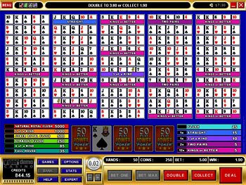 Joker Poker 50 Play Power Poker after Draw