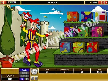 Jolly Jester Bonus Screen