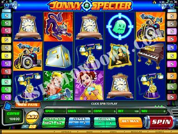 Jonny Specter Main Screen