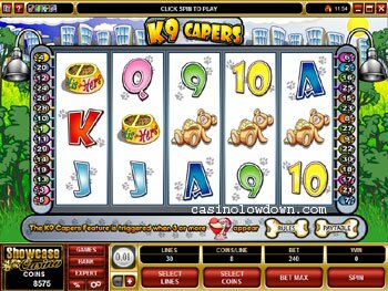 K9 Capers Main Screen