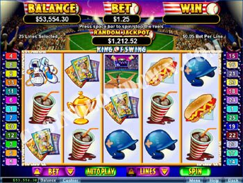 King of Swing Main Screen